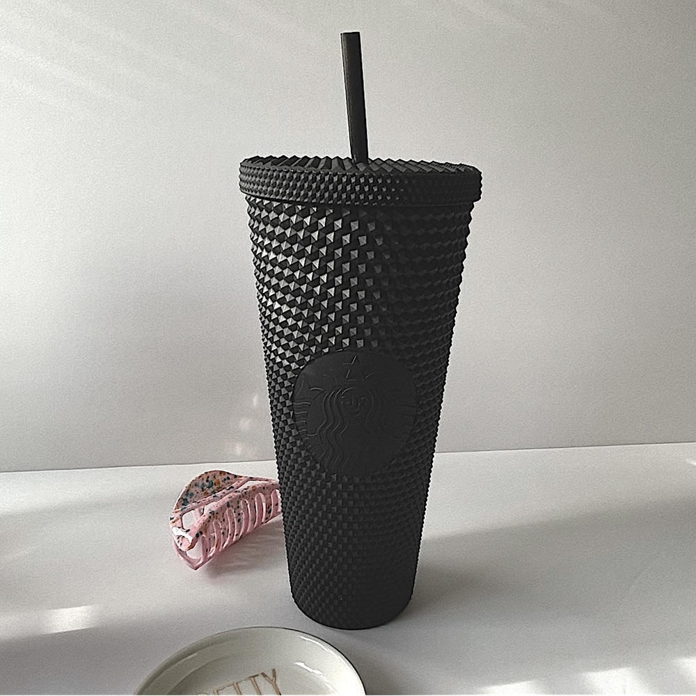 Starbucks:: Black Matte Studded Tumbler